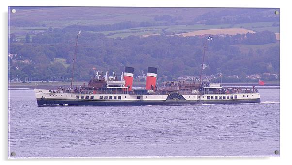 Waverley paddle steamer Acrylic by Charlotte McKay