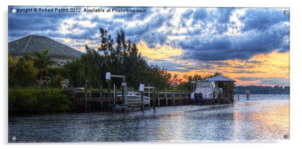 The Pier Acrylic by Robert Pettitt