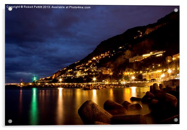 The Amalfi Coast II Acrylic by Robert Pettitt