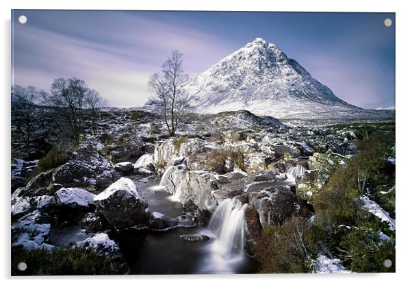 Buachaille Etive Mor - Scottish Highlands Glencoe Acrylic by Nick English