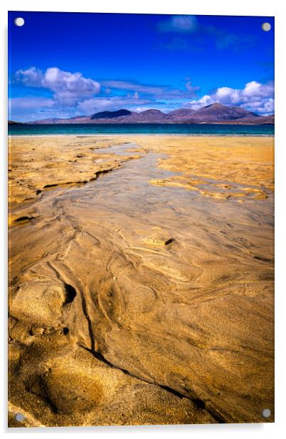 Luskentyre Beach Acrylic by Macrae Images