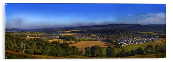 Beauly panoramic Acrylic by Macrae Images