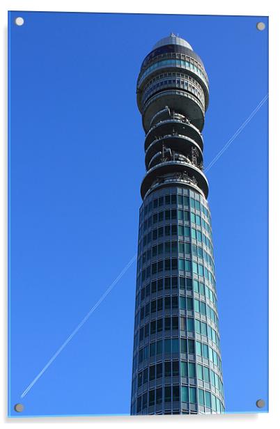The BT Tower Acrylic by Adrian Wilkins