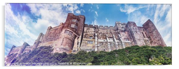 Bamburgh Castle Acrylic by Fraser Hetherington