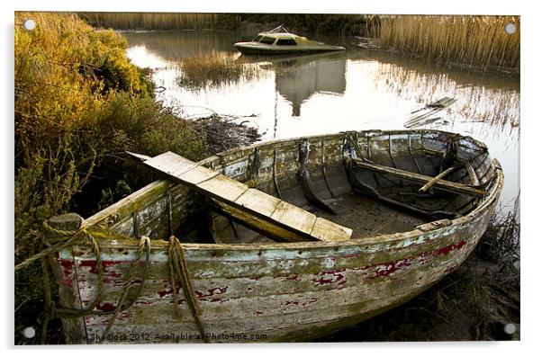 Old Boats Acrylic by Kyle Shadlock