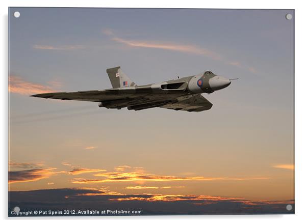 Avro Vulcan Acrylic by Pat Speirs