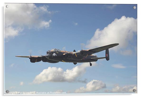 Lancaster - Memorial Flight Acrylic by Pat Speirs
