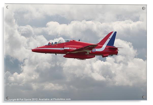 Red Arrows  HS Hawk Acrylic by Pat Speirs