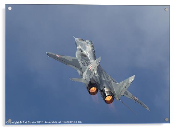 Mig29 - Fulcrum Acrylic by Pat Speirs