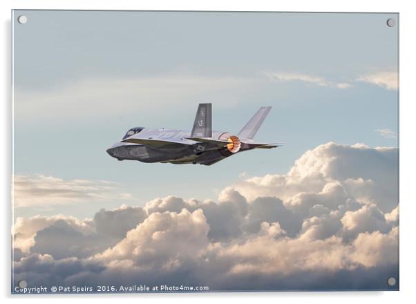 F35 -- Into the Future Acrylic by Pat Speirs