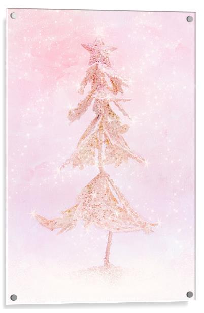 Ice Tree Acrylic by Ann Garrett