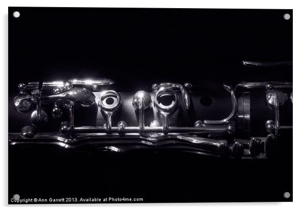 The Clarinet Acrylic by Ann Garrett