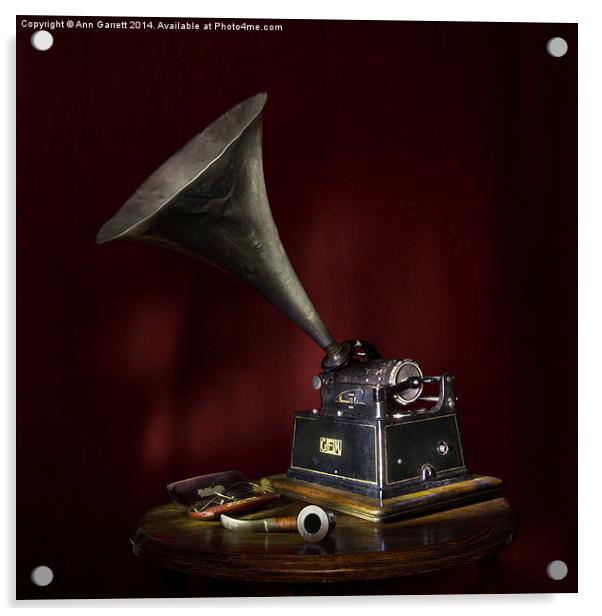 The Phonograph 5 Acrylic by Ann Garrett
