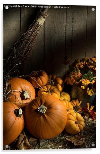 Autumn Bounty Acrylic by Ann Garrett