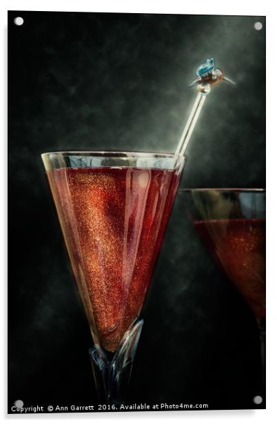 Cocktail Time Acrylic by Ann Garrett