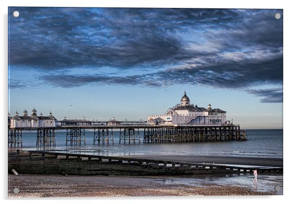 Eastbourne Pier Acrylic by Ann Garrett