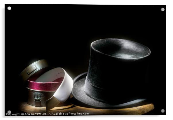 Top Hat and Collar Acrylic by Ann Garrett