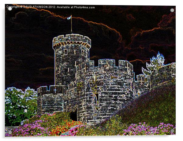 CASTLE Acrylic by David Atkinson