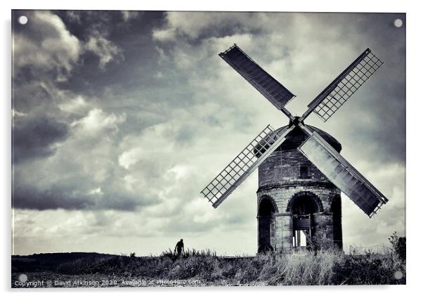 Chesterton Windmill Acrylic by David Atkinson