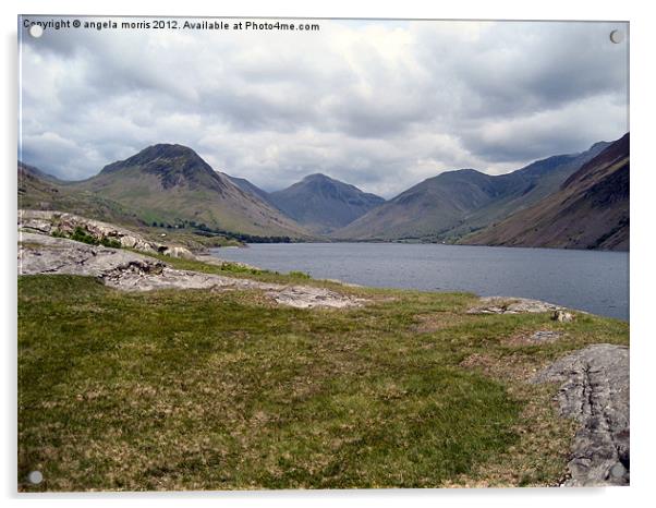 Wastwater Lake District Acrylic by angela morris