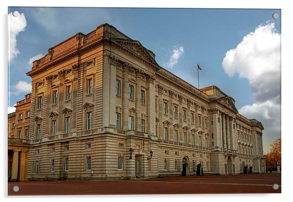 Buckingham palace Acrylic by Mark Bunning
