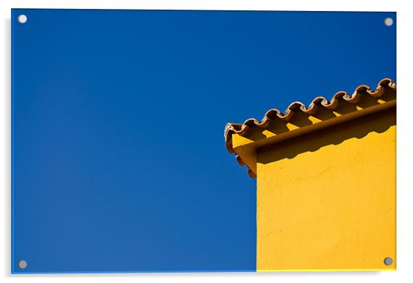 When yellow meets blue Acrylic by Vinicios de Moura
