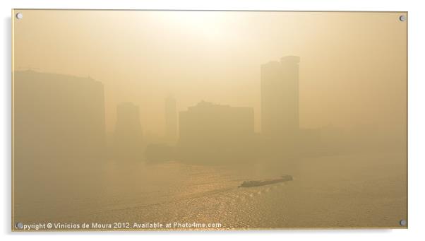 Sandstorm at sunrise Acrylic by Vinicios de Moura