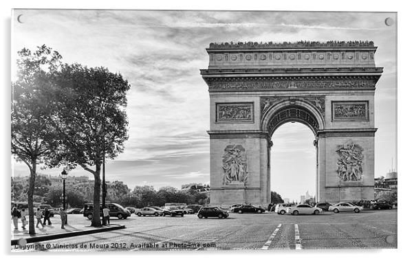 Arc de Triomphe Acrylic by Vinicios de Moura