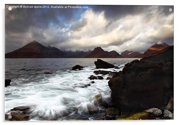 Elgol Acrylic by duncan speirs