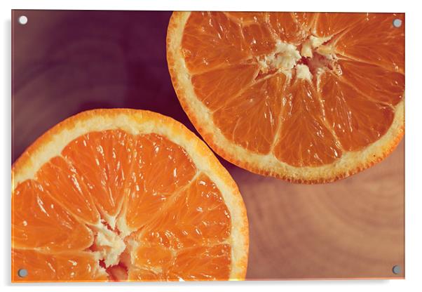 Orange Acrylic by Sam Burton