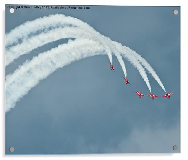The red arrows Acrylic by Rick Lindley