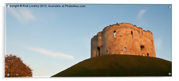 Clifford tower Acrylic by Rick Lindley