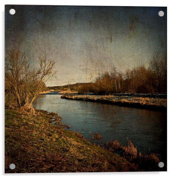 The River Ythan Acrylic by LIZ Alderdice