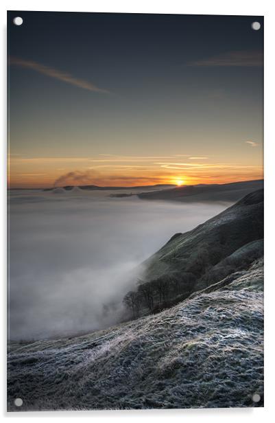 Peak District Sunrise Acrylic by Natures' Canvas: Wall Art  & Prints by Andy Astbury