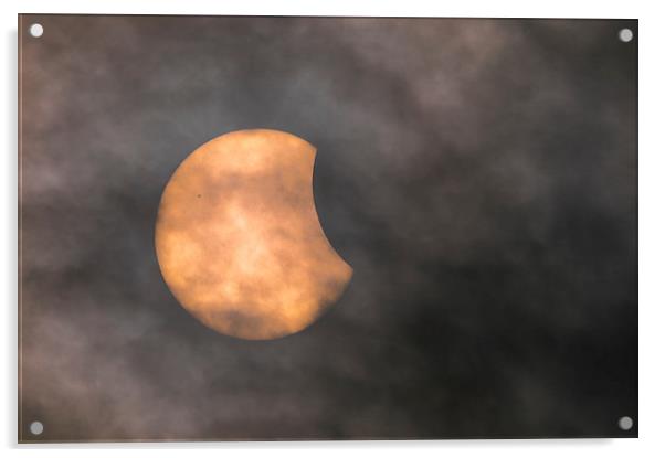 Eclipsed Sun with sunspot Acrylic by Natures' Canvas: Wall Art  & Prints by Andy Astbury