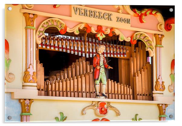 Nostalgic Fairground Organ Display Acrylic by David Tyrer