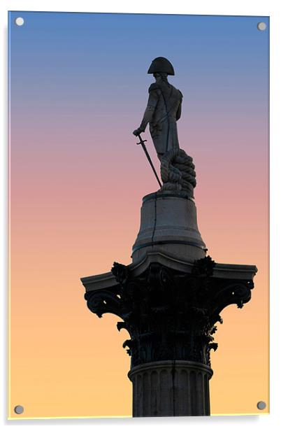 Nelsons Column Acrylic by David Tyrer