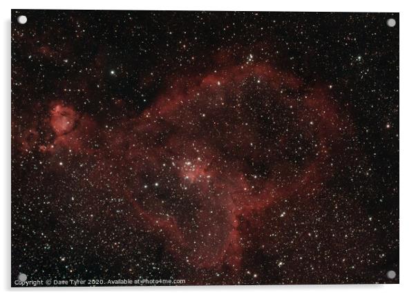 Heart Nebula Acrylic by David Tyrer