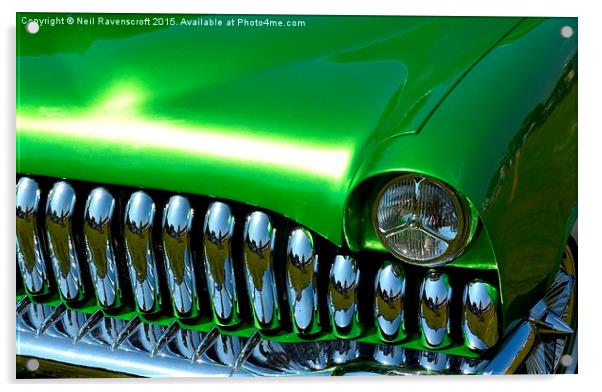  Kustom Buick  Acrylic by Neil Ravenscroft