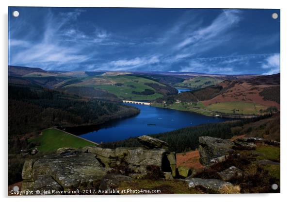 Bamford edge Acrylic by Neil Ravenscroft