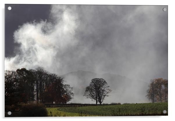 Low cloud, Cumbria Acrylic by Gavin Wilson