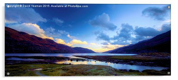 Loch Long Acrylic by David Yeaman