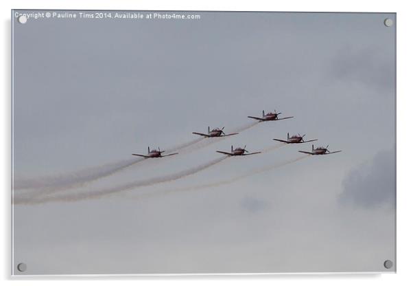 Roulettes at Point Cook Acrylic by Pauline Tims
