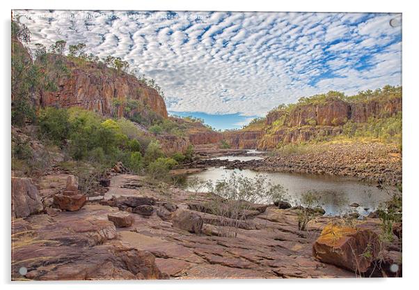  Katherine Gorge Northern Territory Australia Acrylic by Pauline Tims