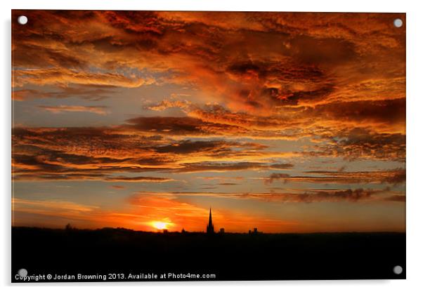 Norwich is breathtaking Acrylic by Jordan Browning Photo