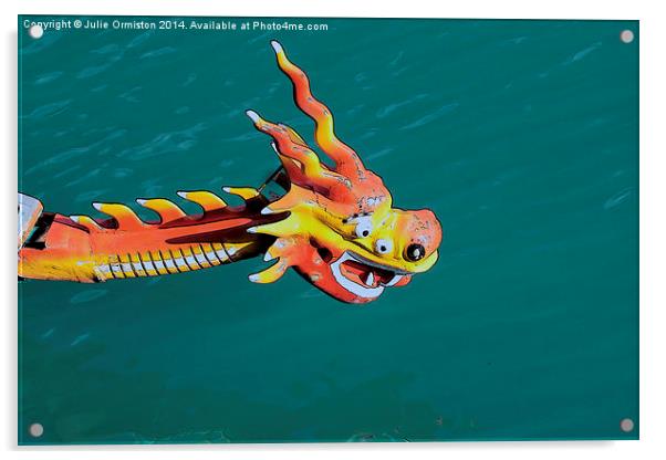 Puff the Magic Dragon Acrylic by Julie Ormiston