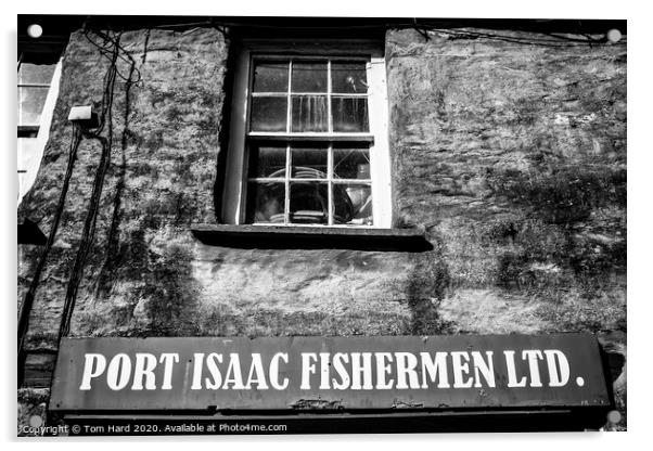 Port Isaac's Fishermen's Friends Acrylic by Tom Hard