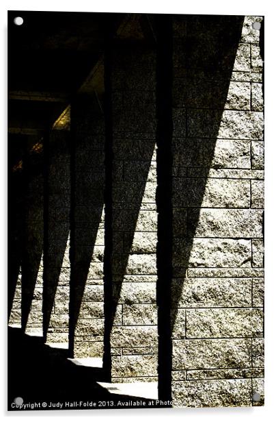 Shadows Acrylic by Judy Hall-Folde