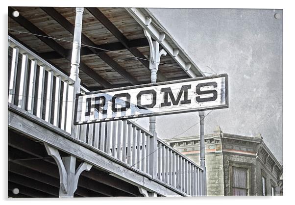 Rooms Acrylic by Judy Hall-Folde