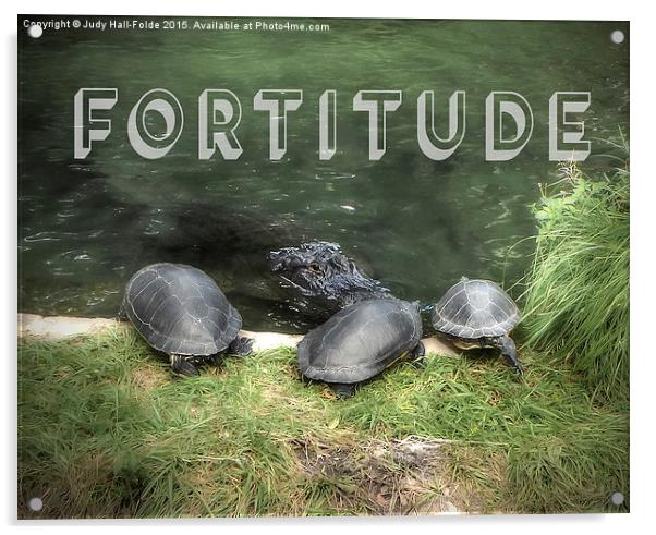  Fortitude Acrylic by Judy Hall-Folde